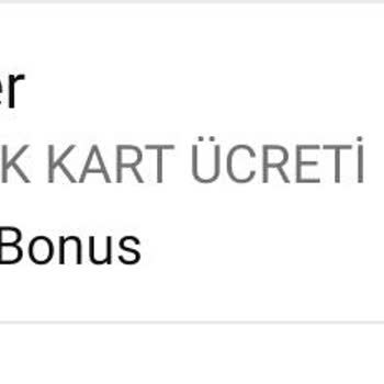 Garanti BBVA Bonus Yıllık Kart Ücreti