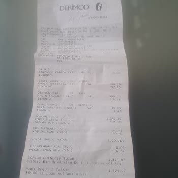 Derimod Ayakkabı Değişim Veya Düzeltmek.