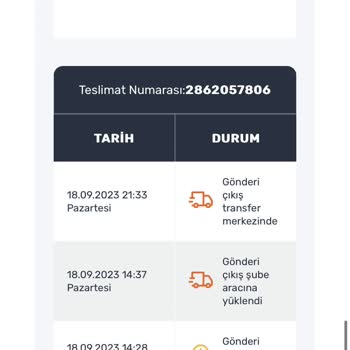 Sürat Kargo Kargom Kayıp Güncelleme Yapılmıyor.