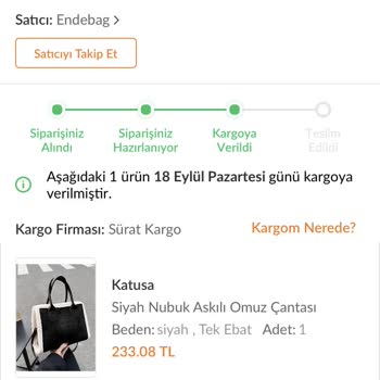 Sürat Kargo Kargom Kayıp Güncelleme Yapılmıyor.