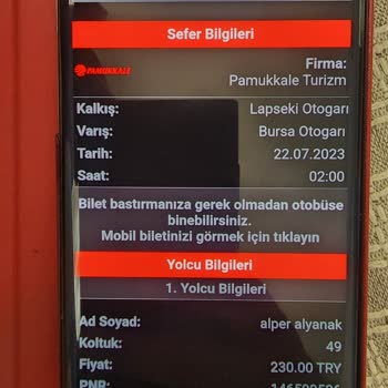 Pamukkale Turizm Pamukkale Otobüsünde Bagajım Kayboldu