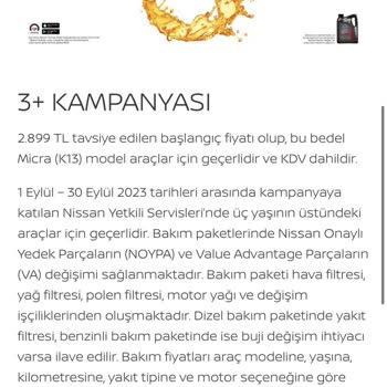 Nissan Servis Fiyatları Tutarsızlığı