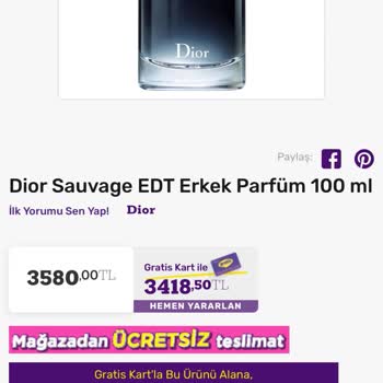 Gratis %50 İndirimdeyken Stok Yok Yalanı