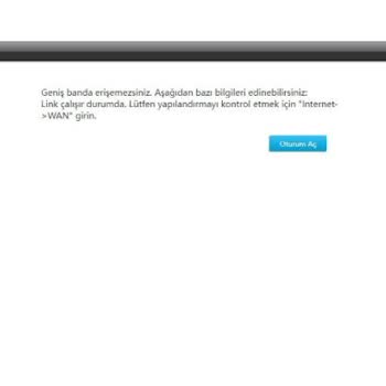 Superonline Modem İnternet Işığının Kırmızı Yanması