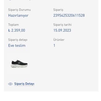 Intersport Kargoya Verilmeyen Ürün Sıkıntısı