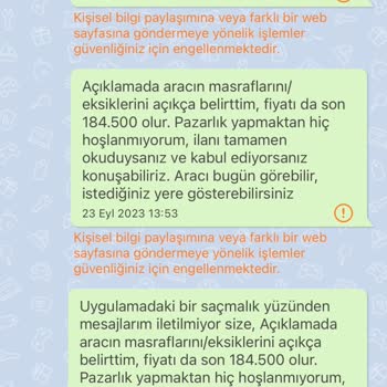Sahibinden.com Mesajla İletişim Sorunu