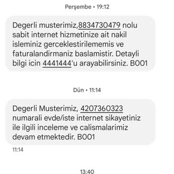 Türk Telekom Nakil Sorunu Ve İnternet İptali Yapılmıyor
