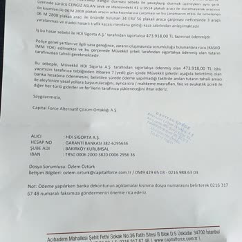 Capital Force Haksız Para Talebi