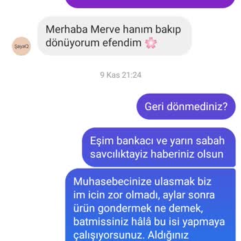 Sümeyra Küçükşahin Tarafından Mağdur Edilmiş Müşteri
