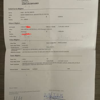 Arzum Okka 001 Sıfır Ürünü Değişim Yerine, Serviste Mi Tamir Ediyor?