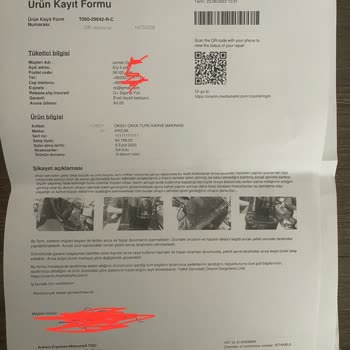 Arzum Okka 001 Sıfır Ürünü Değişim Yerine, Serviste Mi Tamir Ediyor?