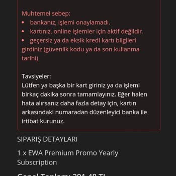 Ewa English Paramı Haksız Yere Çekti