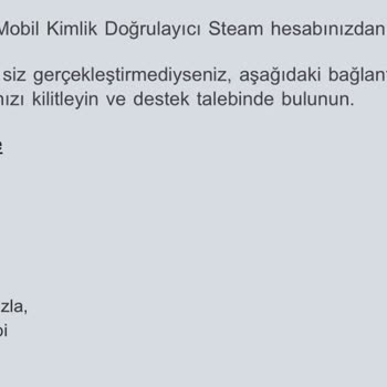 Steam Hesabı Ele Geçirildi