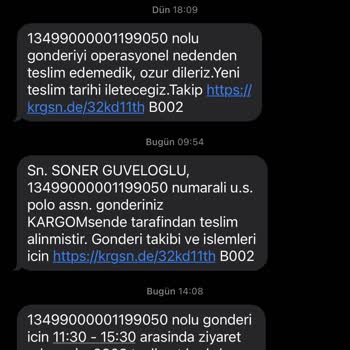 Kargomsende Firması 2 Gündür Ürünümü Sebepsiz Yer Teslim Etmiyor!