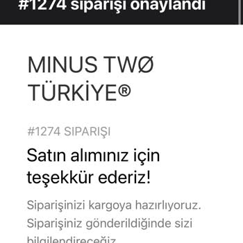 Minus Two TR 1 Aydır Ürün Bekliyorum