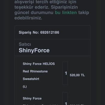 Shiny Force Sitelerinde 3-5 Gün Arasında Kargo Yazıyor Hala Gelmedi