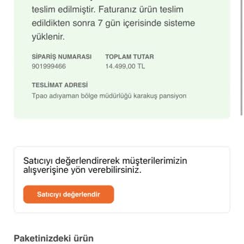 Hepsiburada Teslim Edilemeyen Ve Teslim Edildi Görünen Klimalar