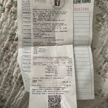 Penti Kalitesiz Ürün Satılması