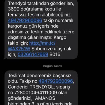 MNG İskenderun Amanos Şubesi Kargoları Teslim Etmiyor