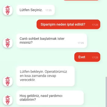 Tıkla Gelsin Yemek Siparişi Hata