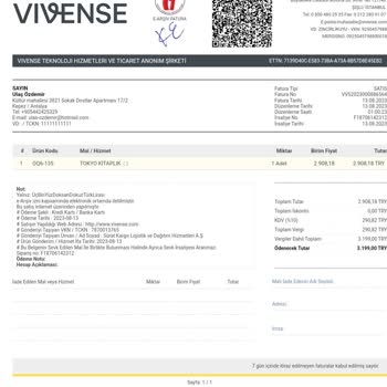 Vivense 45 Gündür Gönderilmeyen Çekmece Rayları