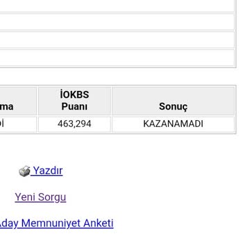 Milli Eğitim Bakanlığı (MEB) Puanım Yetiyor Ama Kazanmadın Diyor