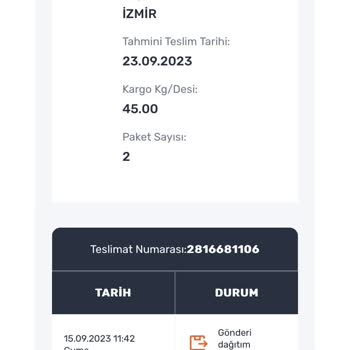 Horoz Lojistik Gelmeyen Kargo Şikayeti