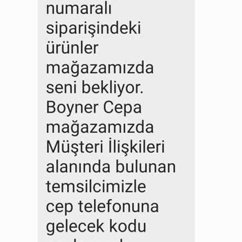 Boyner'den Yanıltıcı Teslimat