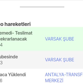 Yurtiçi Varsak Şubesi İşini Düzgün Yapmıyor.