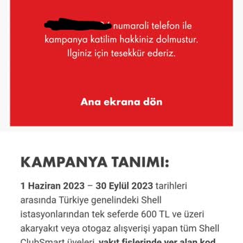 Shell Müşteriyi Memnun Etmiyor