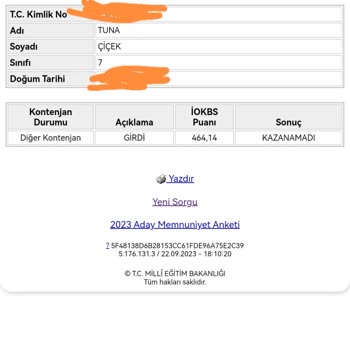 Milli Eğitim Bakanlığı (MEB) 7. Sınıf 2023 Bursluluk Eşitsizliği