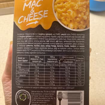 Knorr Mac&cheese Eksik Ürün