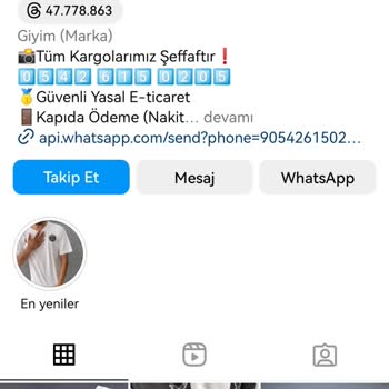 Trendrota16 (Instagram) Ürünlerimi Göndermedi