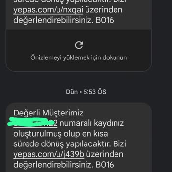 YEPAŞ (Yeşilırmak Elektrik Perakende) Abonelik Başvurusu Sorunu
