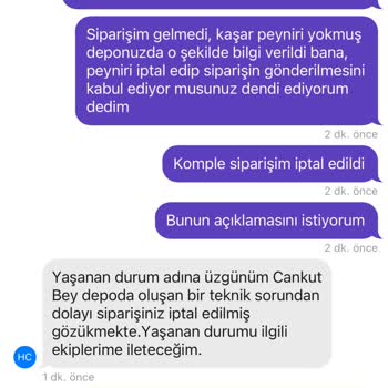Getir 3 Buçuk Saat Boyunca Bekletip Sorumsuzca Siparişimi İptal Ettiler