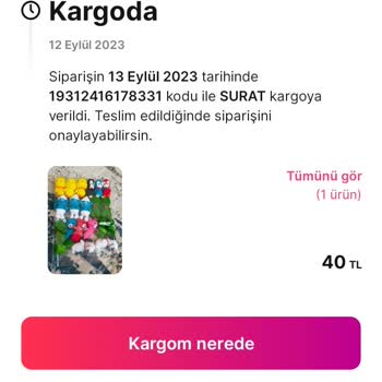 Sürat Kargo'da Ürün Kayıp