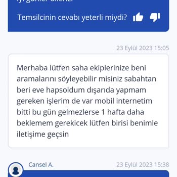 TurkNet Yeni Müşteri Aktivasyon Termin Problemi