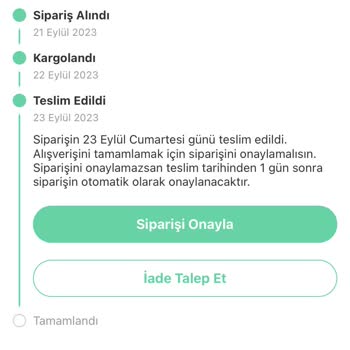 Aras Kargo Teslim Edilmeyen Kargonun Teslim Edildi Bilgisi Girilmesi.