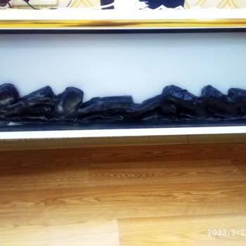 Trendyol Evnesya Mağazası Şömineli TV Ünitesi Camın Düşmesi