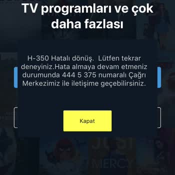 Tivibu Go Giriş Hatası