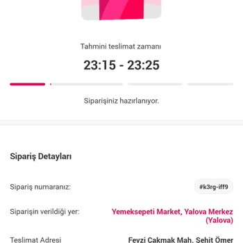 Yemeksepeti Yalova Teslim Etmiyor