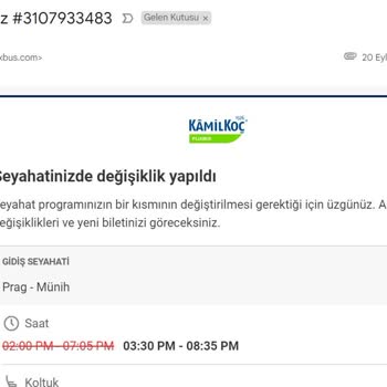 Flixbus-Kamil Koç Seyahat İptali Mağduriyeti