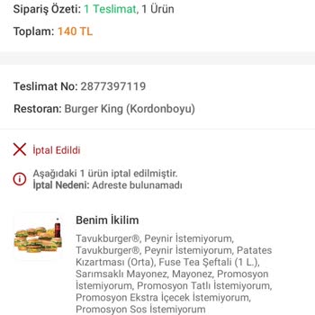 Trendyol Siparişim Elime Ulaşmadı Ve İptal Edildi
