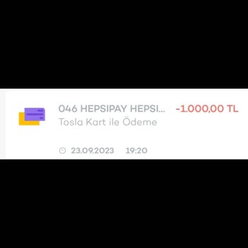 Tosla Para İadesinin Yapılmaması