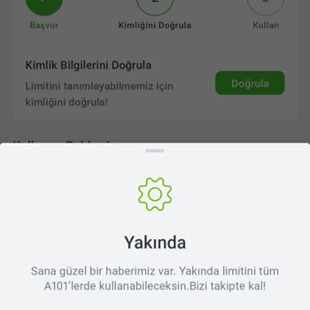 Tom Pay Hadi Veresiye Limit Kullanamama