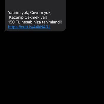 Vodafone +44le Başlayan Numaralardan Gelen Mesajlar