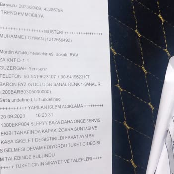 İstikbal Kusurlu Ürüne Defalarca Kayıt Bıraktım Ama Nafile Takan Yok Maalesef
