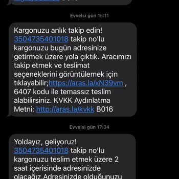 Aras Kargo Güleryüz Şubesinin İlgisizliği
