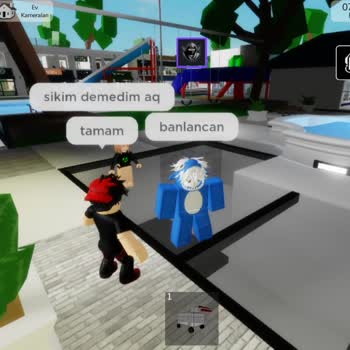 ROBLOX Brookhaven De Küfür Eden Oyuncu.