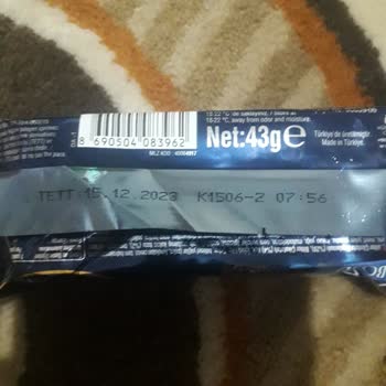 Ülker Almış Olduğum Çikolatanın İçinde Böcek Çıktı